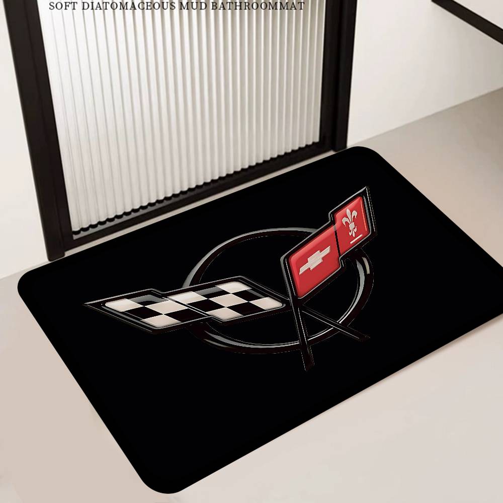 J-John Logo D-Deeres Floor Mat INS Style Soft Bedroom Floor House Laundry Room Mat Anti-skid Household Carpets