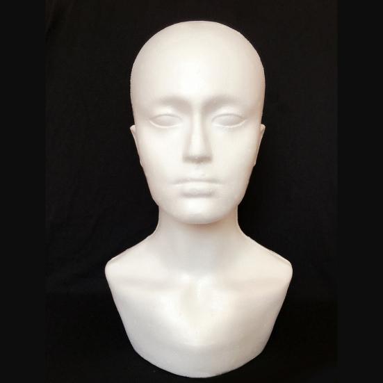 Mannequin Hat Display Lifelike White Foam Mannequin