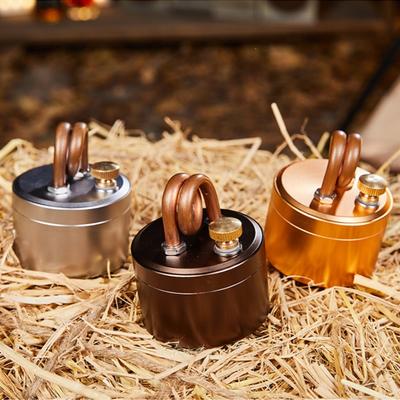 Alcohol Stove Outdoor Portable Solid Shell Powerful Safe Spirit Burner Camping Windproof Card Stove Picnic Stove