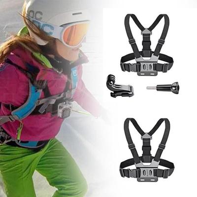 Hrudní popruh pro upevnění Gopro hero 3 2 1 Elastický hrudní popruh pro kameru popruh Nastavitelné tělo Držák na stativ Sport DV