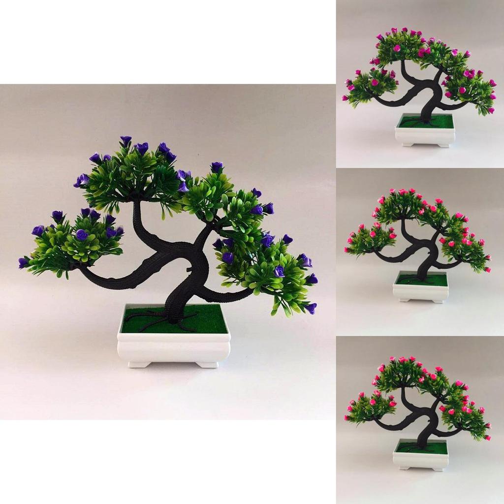 Artificial Rose Plant Pot With Plastic Construction For Home Decor And Gift Ideas