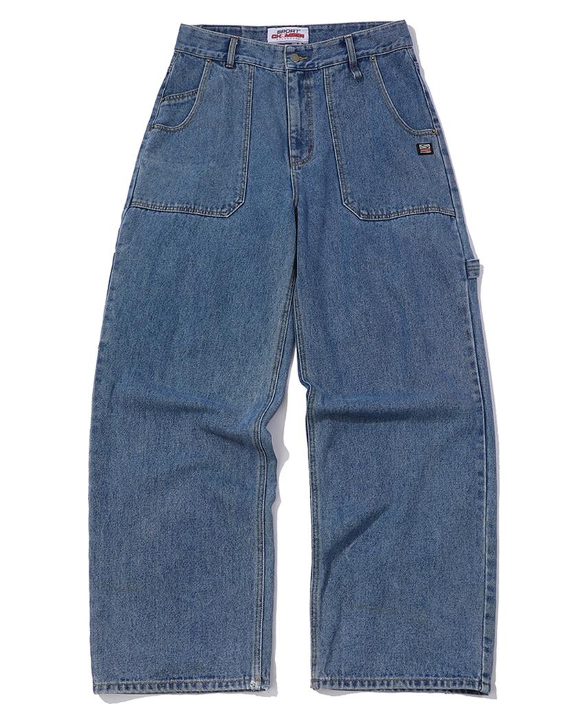 SPORT CHAMBER Sc 90S Carpenter Denim Pants (Blue)