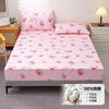 100% Cotton Fitted Sheet Set Single Bed Dormitory Mattress Protector 90/120/150/180cm
