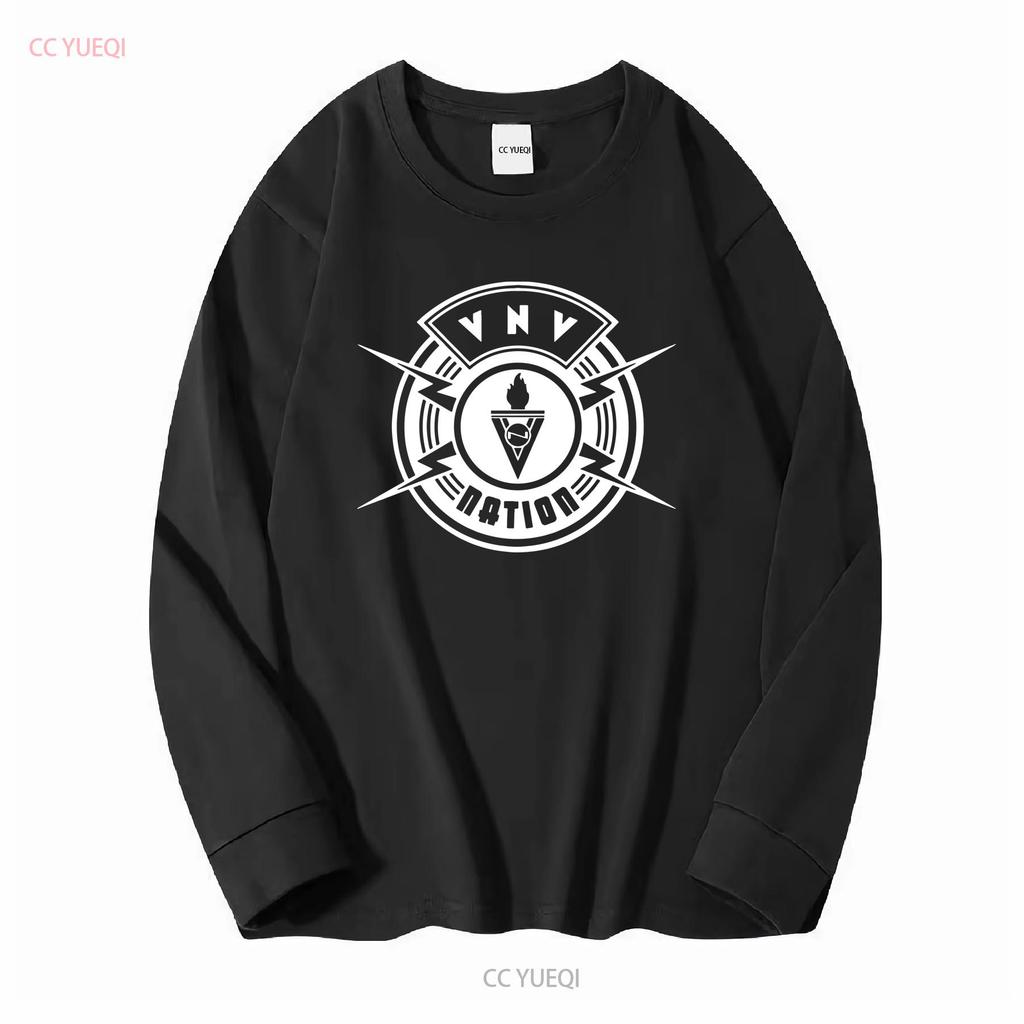 Classic VNV Nation Shirt Funny T 6D157 Long or Short Sleeves Vintage Washed Fashion Streetwear Versatile Unisex Homme Casual