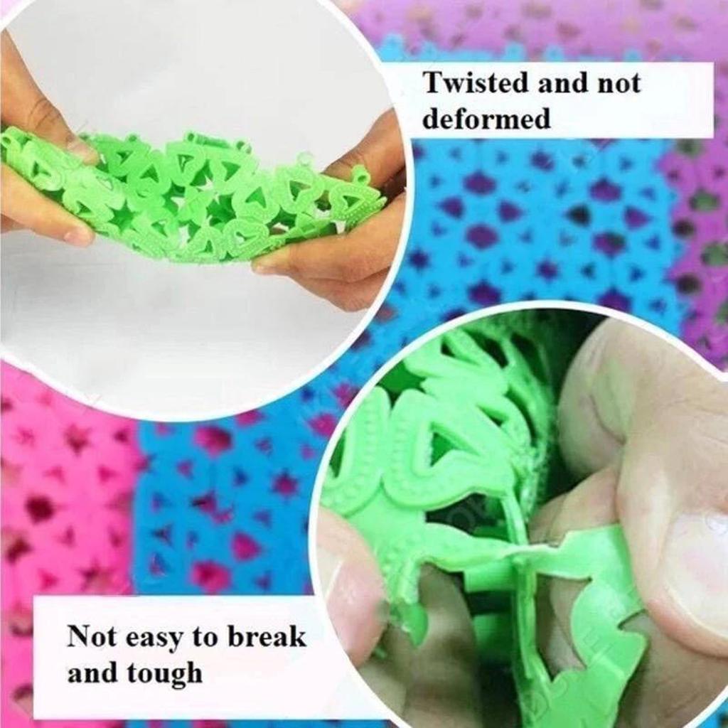 Pet Cage Mat Plastic Matting for Hamster Small Animal Cat Dog Cage Multifunctional Bathroom Non-slip Mat 30x20cm 1Pc