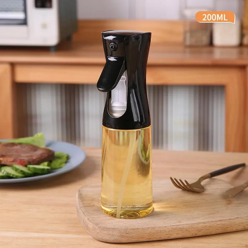 Creative Kitchen Tools for Spice, Oil Spray, Vinegar - Glass Storage Bottles, Cooking Seasoning Bottle Dispenser, Sauce Bottle