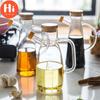 Hi, transparente Ölflasche mit Griff und Skala, hitzebeständige Küchenutensilien, Sojasauce-Essig-Behälter