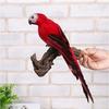 25/35cm Handmade Simulation Parrot Creative Feather Lawn Figurine Ornament Animal Bird Garden Bird Prop Decoration Miniature