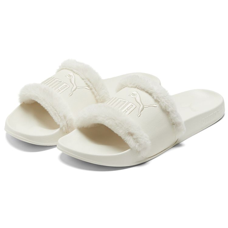 Puma Leadcat 2.0 Wns Thick Sole Outdoor Sports Slide Sandals Women Footwear White 387523-02