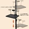 EmJTao Smartphone Holder Microphone Stand Tray 26.5x20cm Clamp-On Music Stand Small Item Holder Phone Tuner Pick
