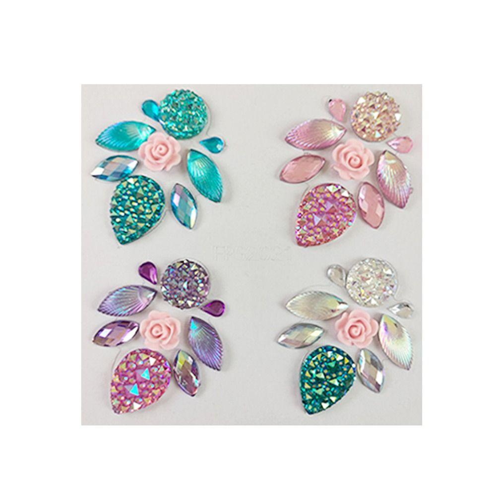 DIY Samolepky na obličej Tělo s drahokamy Dětské 3D samolepky s drahokamy Dětské samolepky na tetování na čelo