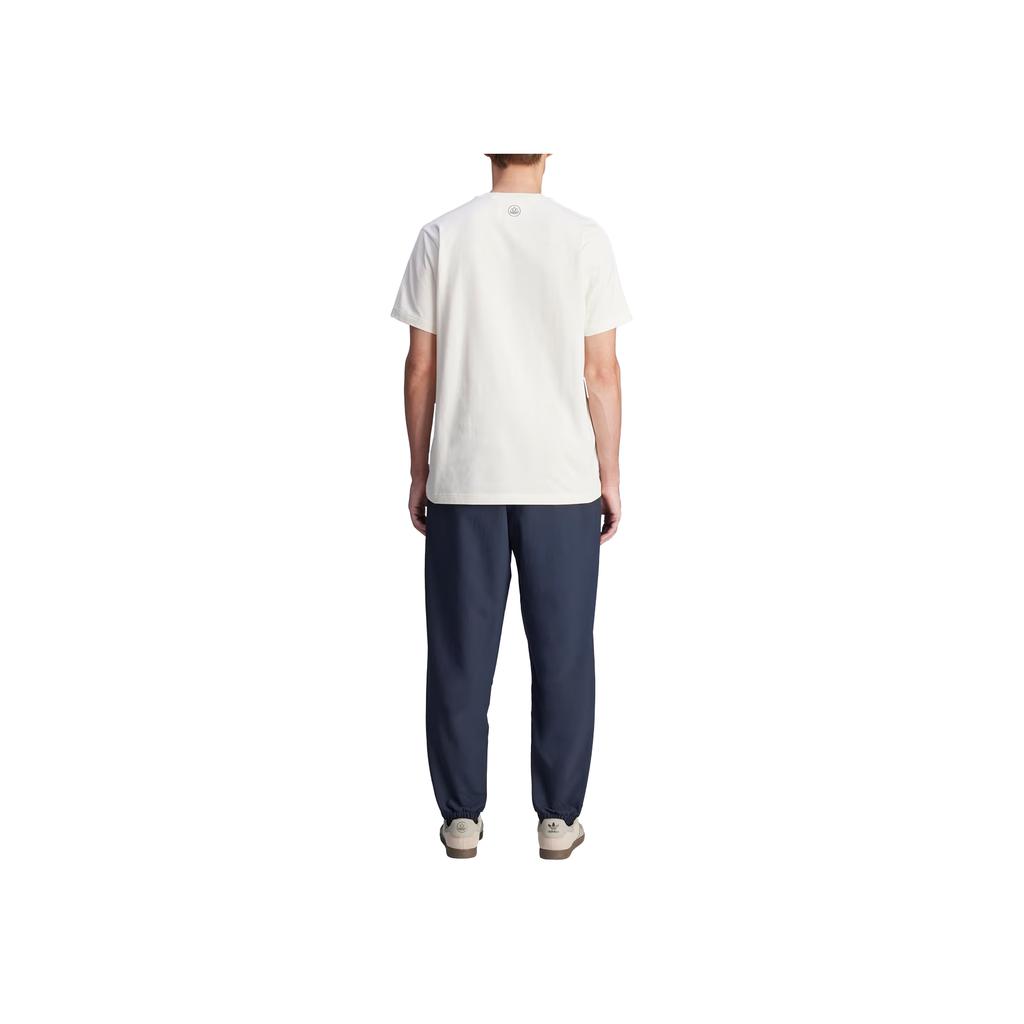 adidas Originals SS25 Brockhall SPZL Logo Letter Sports Short Sleeve T-Shirt Men Tops Pink White JN5440