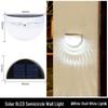 Solar Semicircular Outdoor Step & Wall Lights for Courtyard and Balcony Decor