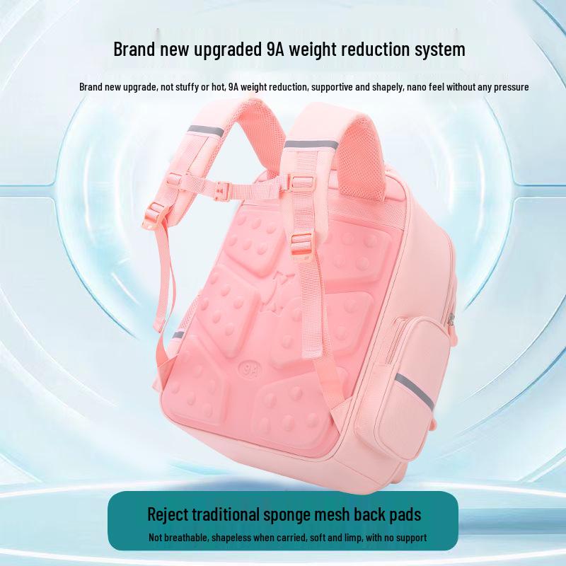 Large Capacity Cute Melody Schoolbag for Primary Students, Girls & Boys, Grades 1-6