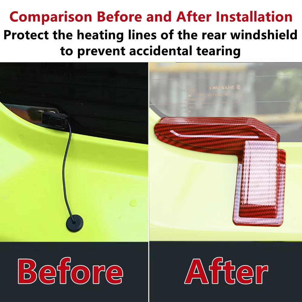 2PCS Car Rear Windshield Heating Wire Protection Demister Cover for Suzuki Jimny Sierra JB64 JB74 2019-2026 Interior Accessories