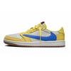 Travis Scott x Jordan Air Jordan 1 Travis Scott X AJ1 Low Cow Leather Abrasion Resistant Abrasion Resistant Low top DZ4137-700(Team1282-)