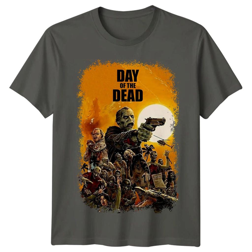 Film Poster Inspiration T-shirt for "Day of The Dead" (1985), All Season Pure Cotton Fashion Suitable for Both Men and Women