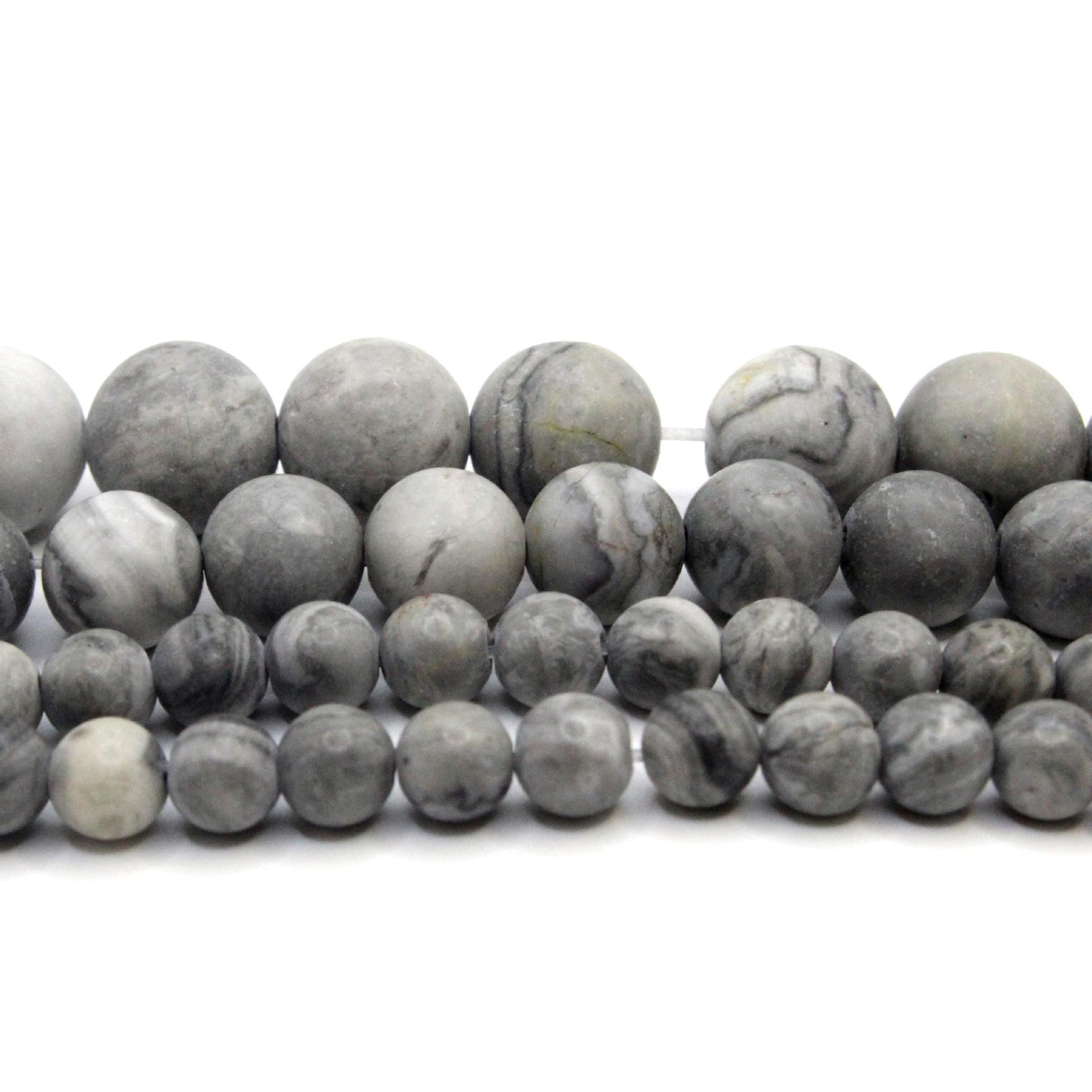 

Матовые бусины из мапстоуна для изготовления украшений своими руками 6mm/Strand (Approx. 60 beads)