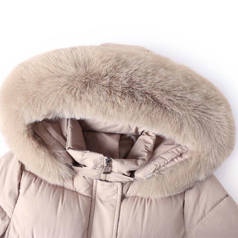 Plus Size XL-6XL Γυναικεία Μεσαίωνα μακριά πάρκα Χειμερινά χοντρά ζεστά πανωφόρια με κουκούλα Κομψός γιακάς από ψεύτικη γούνα Φαρδιά γυναικεία μπουφάν