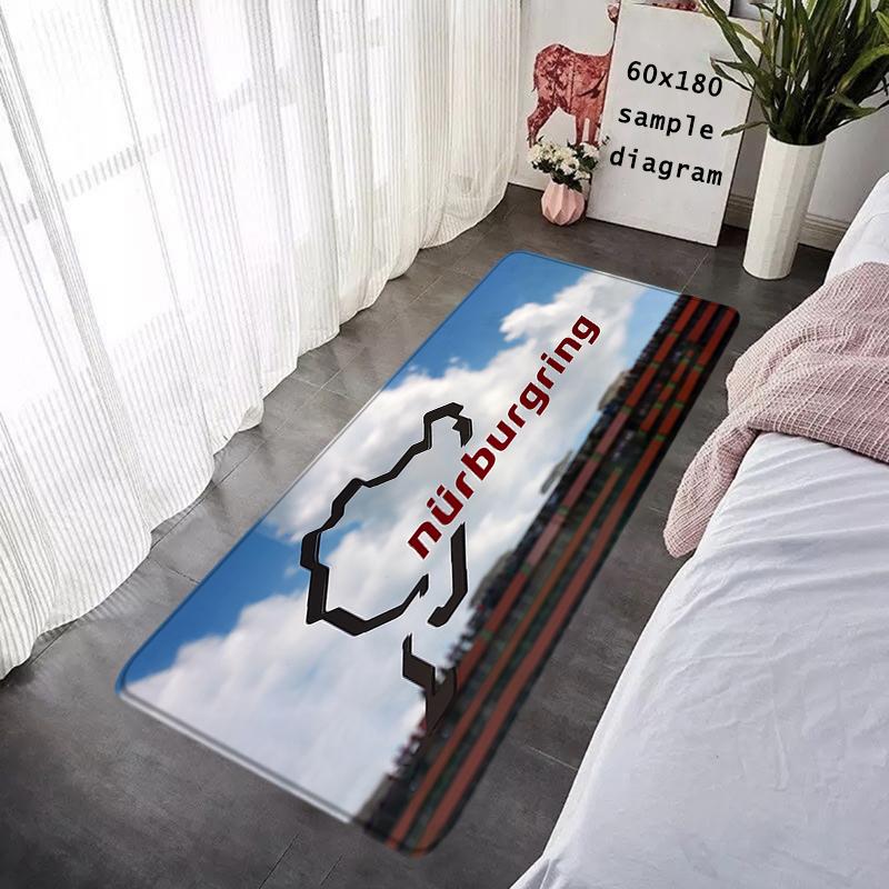 Hauseingang Fußmatte Nürburgring Rennstrecke Flur Teppich Wohnzimmer Teppiche Fußmatten Badezimmer Teppich Bodenmatten Heimdekoration