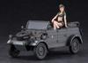Hasegawa Kubelwagen Type 82 Girls Figure Plastic Model SP453 1/24 Pkw.K1 w/Blonde