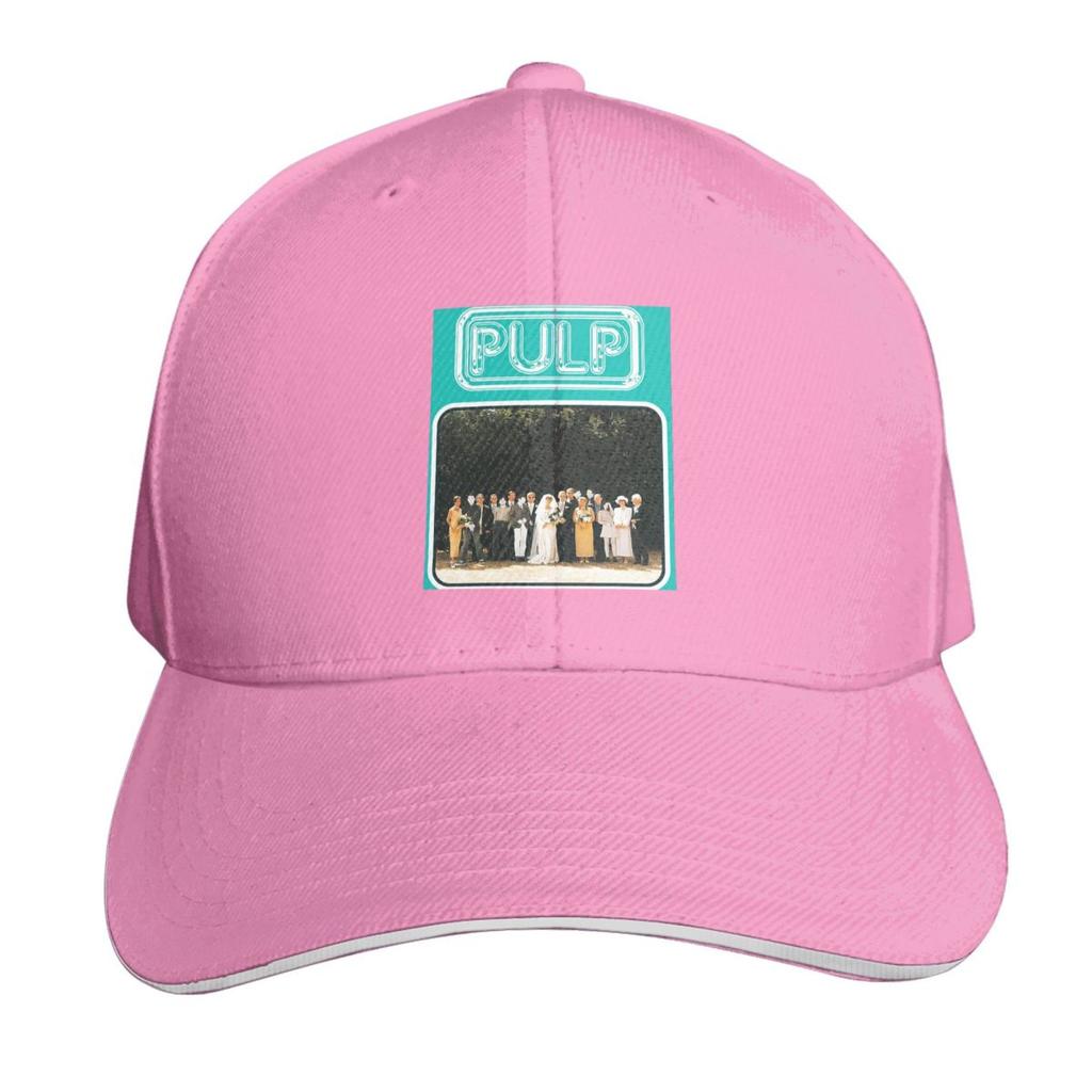 Cappellino con Logo Band Pulp Rock Moda Casual Cappellini da Baseball Cappello Regolabile Hip Hop Estivo Unisex Cappellini da Baseball