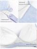 All-Cotton Wire-Free Front Closure Nursing Bra - Double Open Buckle Maternity Bra