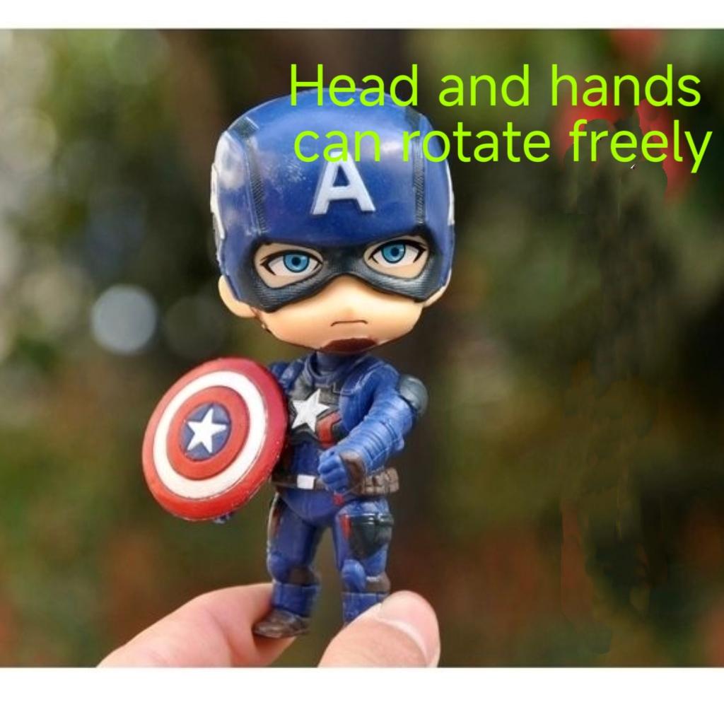Scatola a Sorpresa Action Figures Marvel Avengers, Batman Iron Man Spider-Man Captain America Giocattoli, Ornamenti Modello da Collezione per Bambini e Fan