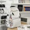 Schoolbag backpack design sense niche students junior high school students large capacity Japanese Korean version schoolbag cool fashion backpack 
