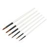 6pcs Soft Brush Tips Paint Brush Set Fine Detail Tip Oil Paint Brush Tips  Fine Detail Tip