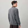 Men's Thickened 100% Cashmere Cable Knit Round Neck Sweater