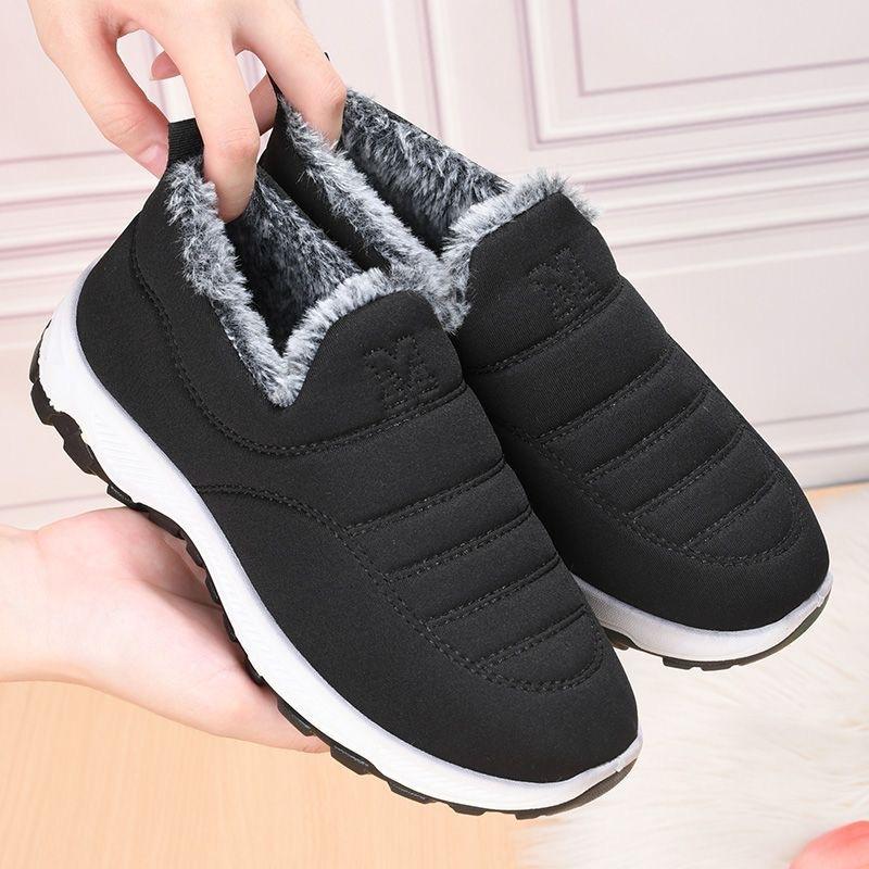 Winter cloth shoes men's velvet thickened high-top cotton shoes men's cotton shoes middle-aged and elderly warm cotton shoes