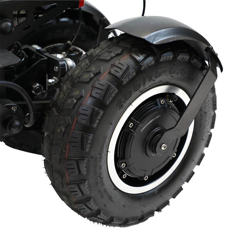 OOTD T30 All-Terrain Foldabe EScooter For Adult 1600W*2 Motor 60V 31.2 AH  Battery 13 Inch Off-Road Tires Electric Scooter