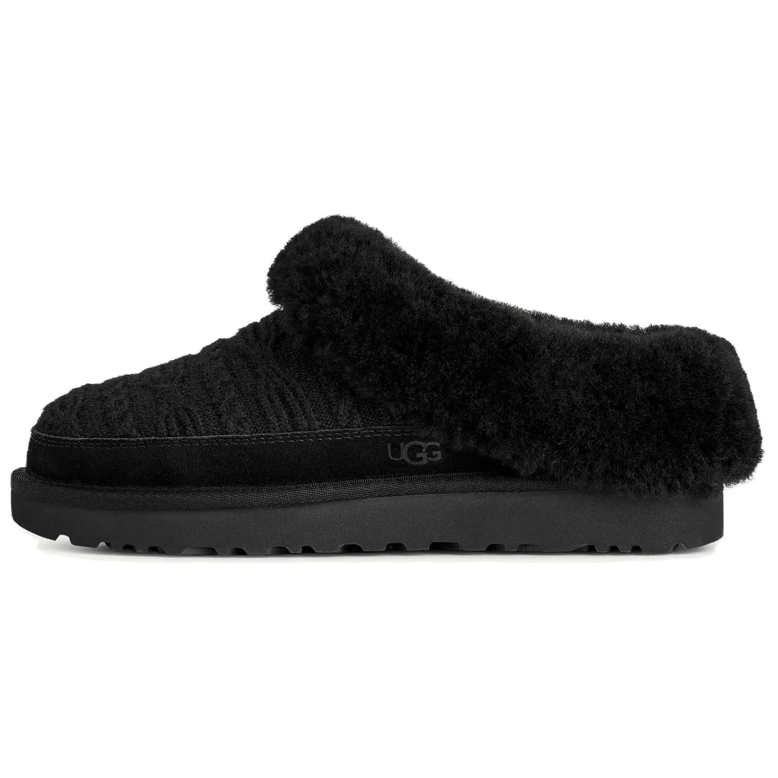 UGG Men s Tasman Suede Wool Lined Slipper Black 1174530-BLK 42