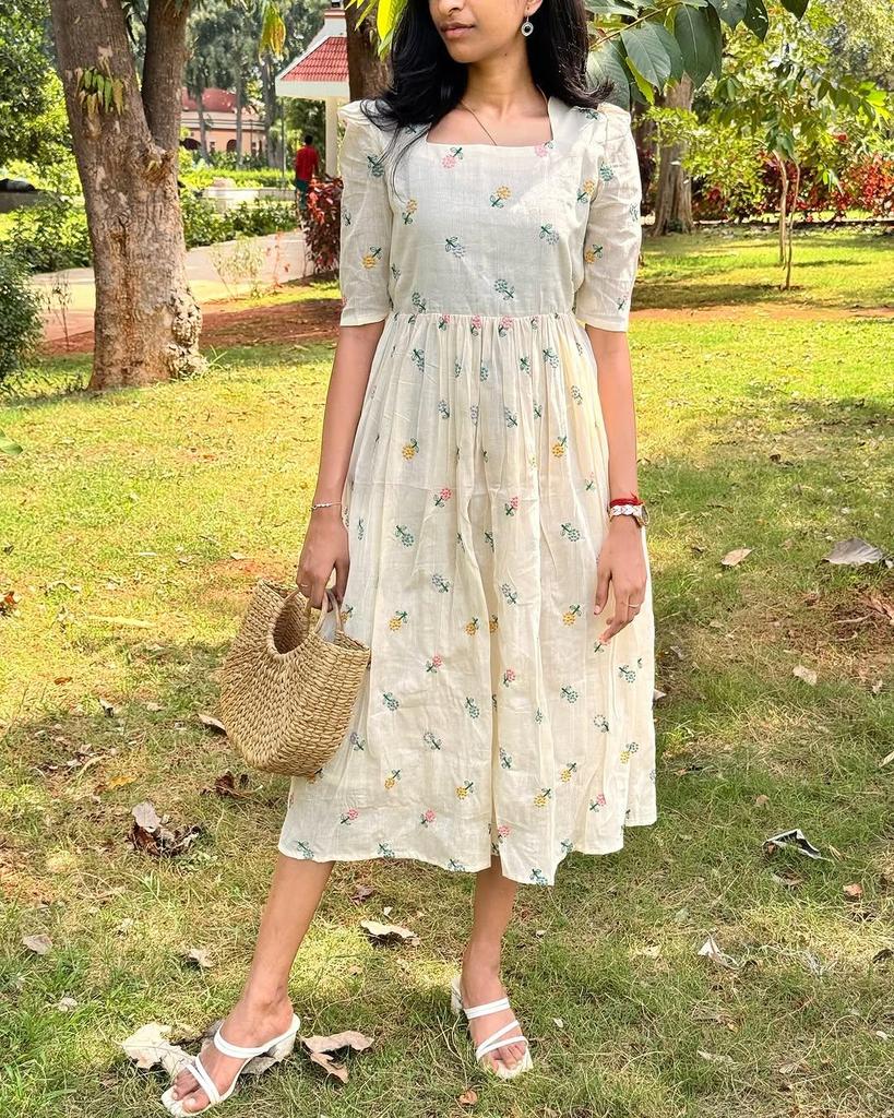 Party Wear Designer Midi Gown Kurti Bollywood Indian Pakistani Top Tunic Kurta Dress