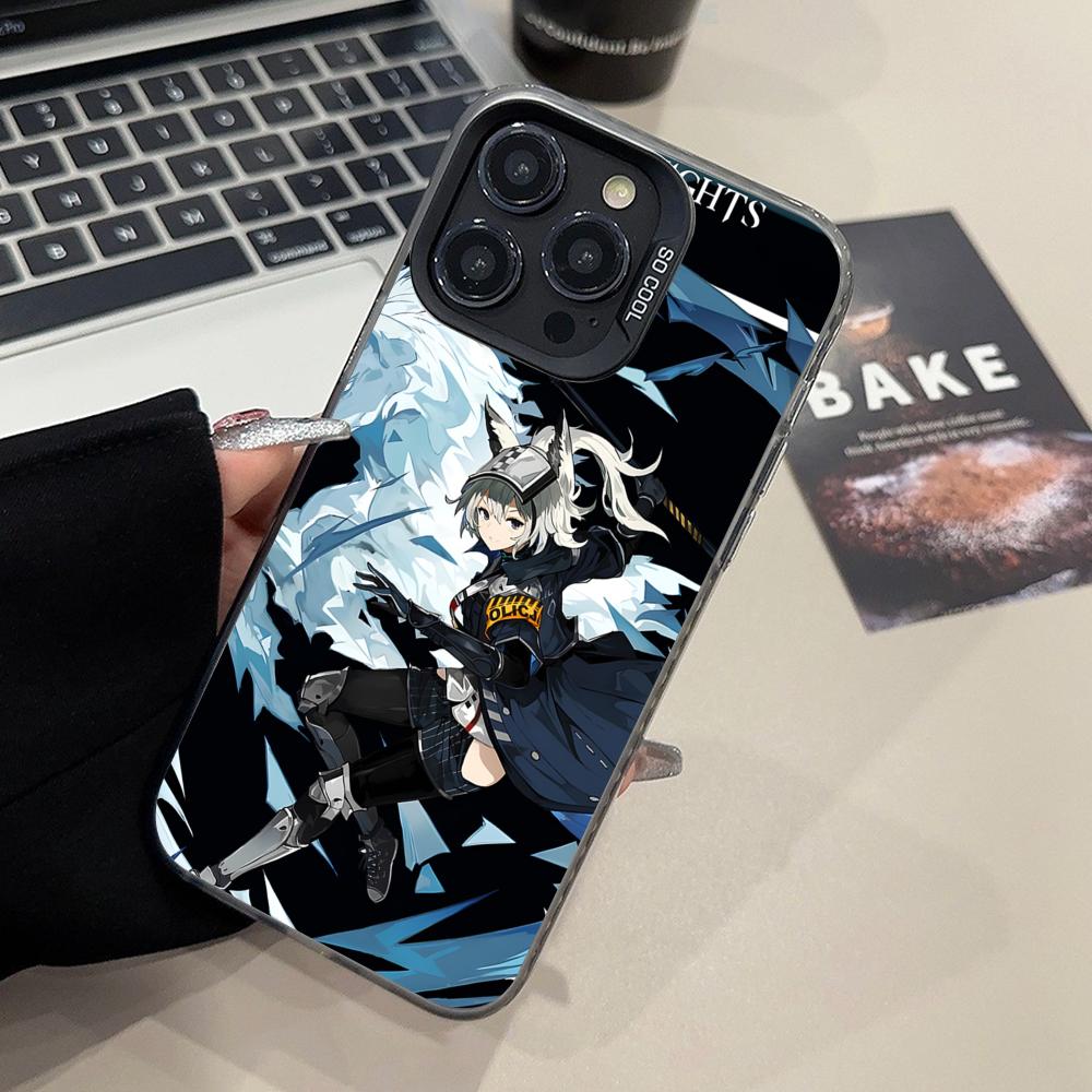 Arknights Grani Translucent Mobile Phone Case for iPhone 17 16 15 14 13 12 11 X XR XS Air Pro Max Plus Colorful Cover