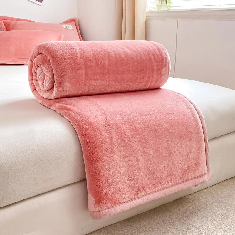 Beige Plush Fuzzy Fleece Throw Blanket Washed Soft Breathable Fluffy Warm Blankets for Couch Bed Living Room Use Home Decoration