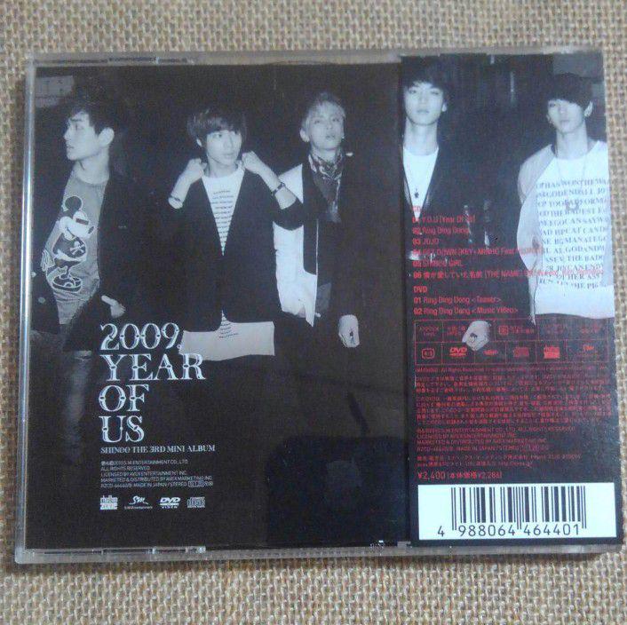 [USED] SHINee "2009, YEAR OF US" CD+DVD First Edition (Onew)