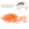20PCS   Plastic Coated Wire Paperclip Bear Shape Bookmark Clip File Notebook Holder