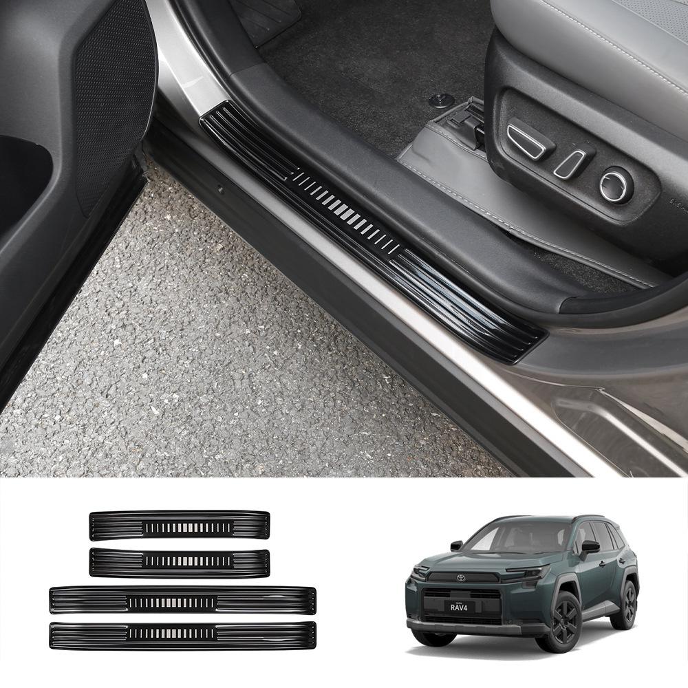 

Stainless Steel Welcome Pedal Trim for 26 Toyota RAV4 Models