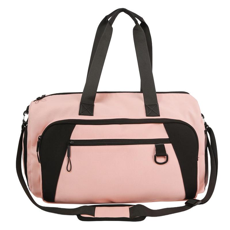 New large-capacity leisure sports fitness bag dry and wet separation storage bag simple and fashionable portable shoulder messenger bag