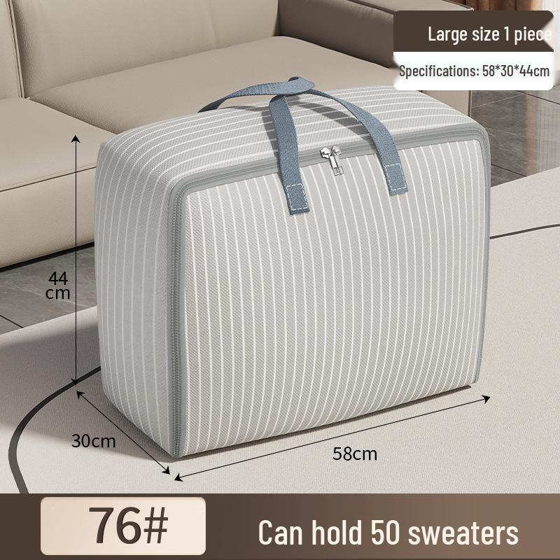 Oxford Cloth Storage Box for Bedroom and Dorm – Large-Capacity Fabric Wardrobe Organizer