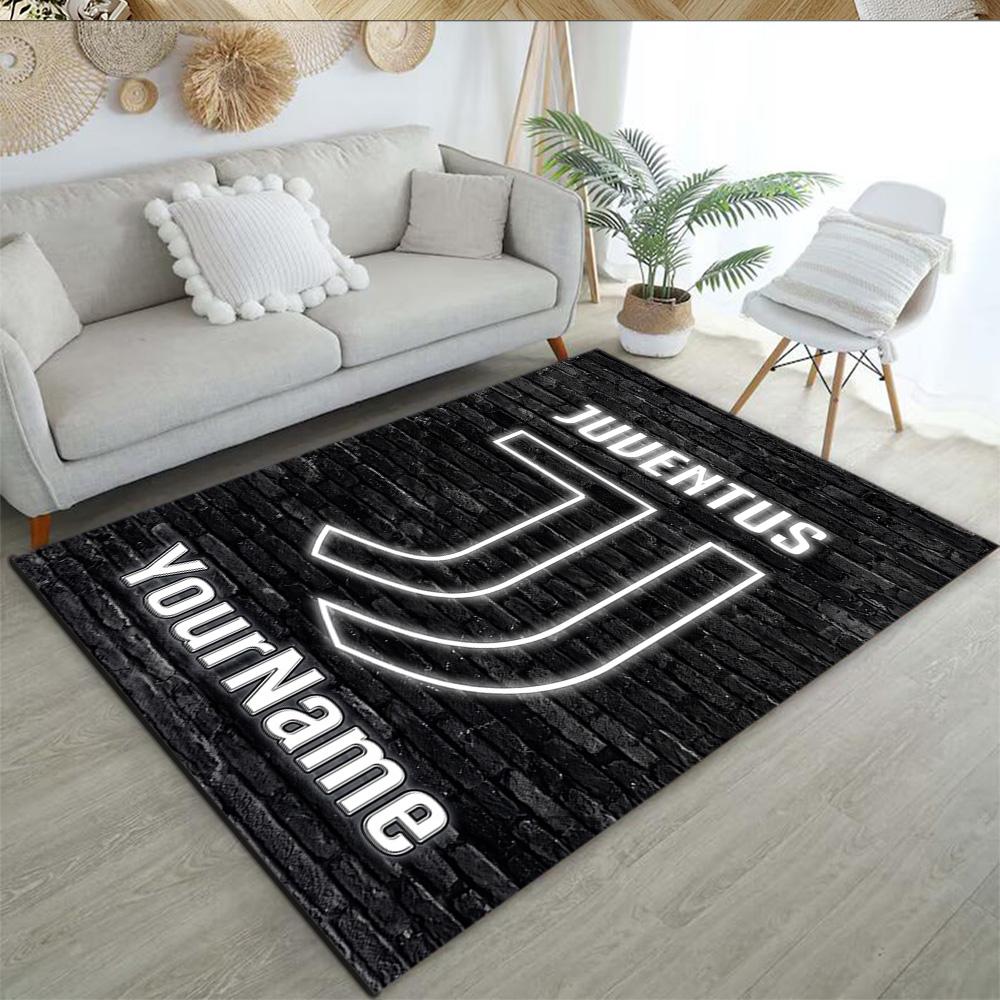 Juventus Customize Your Name Floor Rug Office Rug Design for Living Rooms Dormitory Study room Foyer Antislip Carpet Office home decor