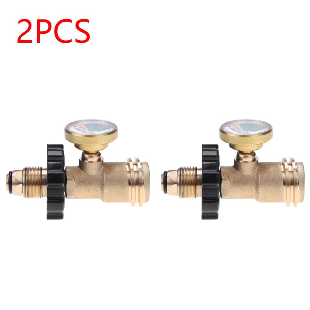 1-3Pcs POL Propane Gas Gauge Meter Tank for QCC1 E5M1 Pressure Valve Propane Tank Pressure Test Instrument Tools
