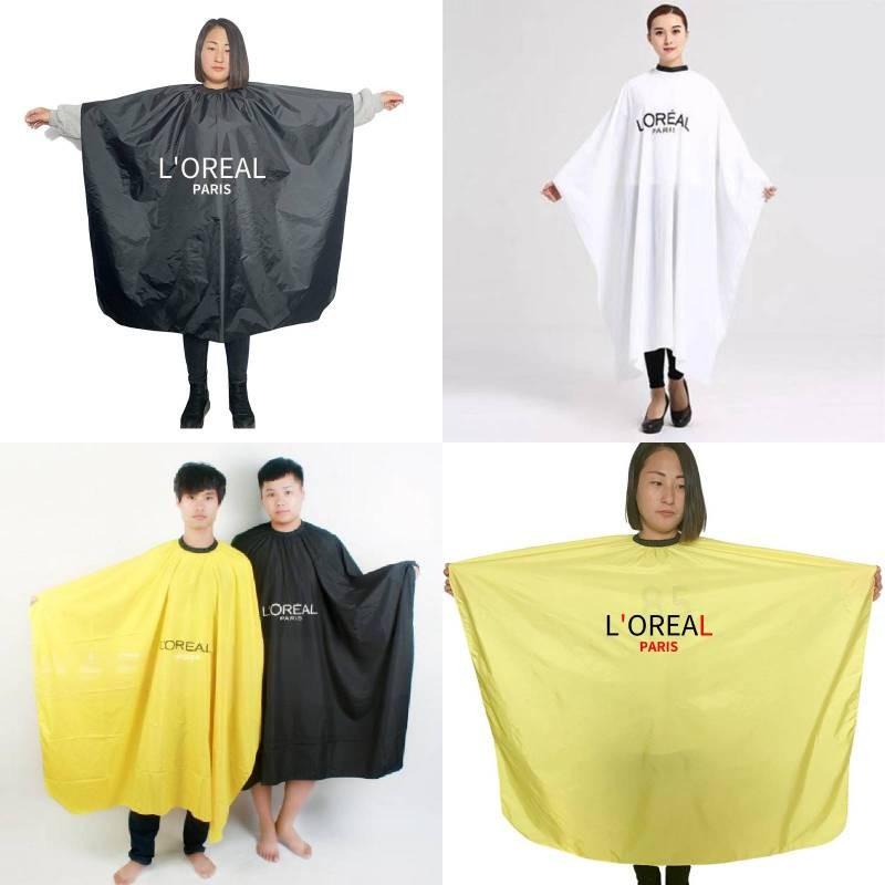 Polyester Barber Apron For Hair Stylists With Water Resistant And Oil Repellent Features