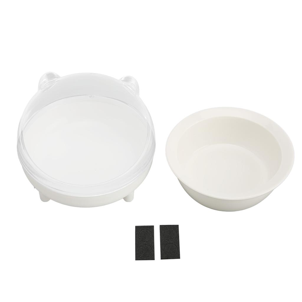 Cat Food Bowl Dual Use Large Capacity Tilted Elevated Ceramics Pet Food Bowl with Stand for Dogs
