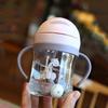 Double Handle Straw Mug Children's Water Bottle Bottle Photography Accessories Kindergarten Leak Proof Drinking Cups