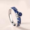 Tancise Klassisk 925 Sterling Sølv Zircon Ring Dame Smykker Bryllup Løfte Party Gift