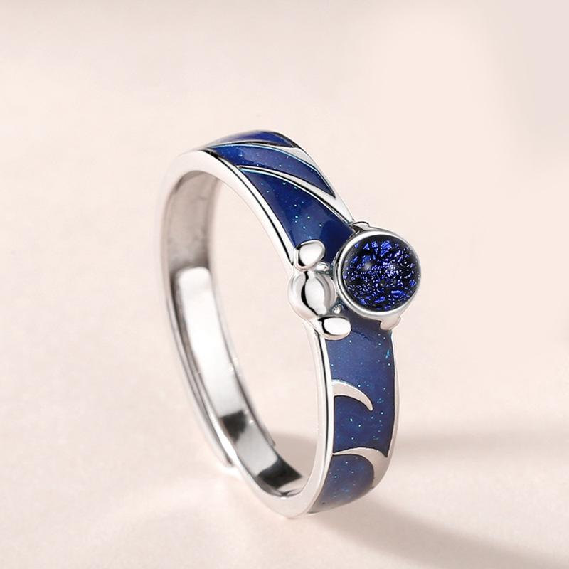 Tancise Klassisk 925 Sterling Sølv Zircon Ring Dame Smykker Bryllup Løfte Party Gift