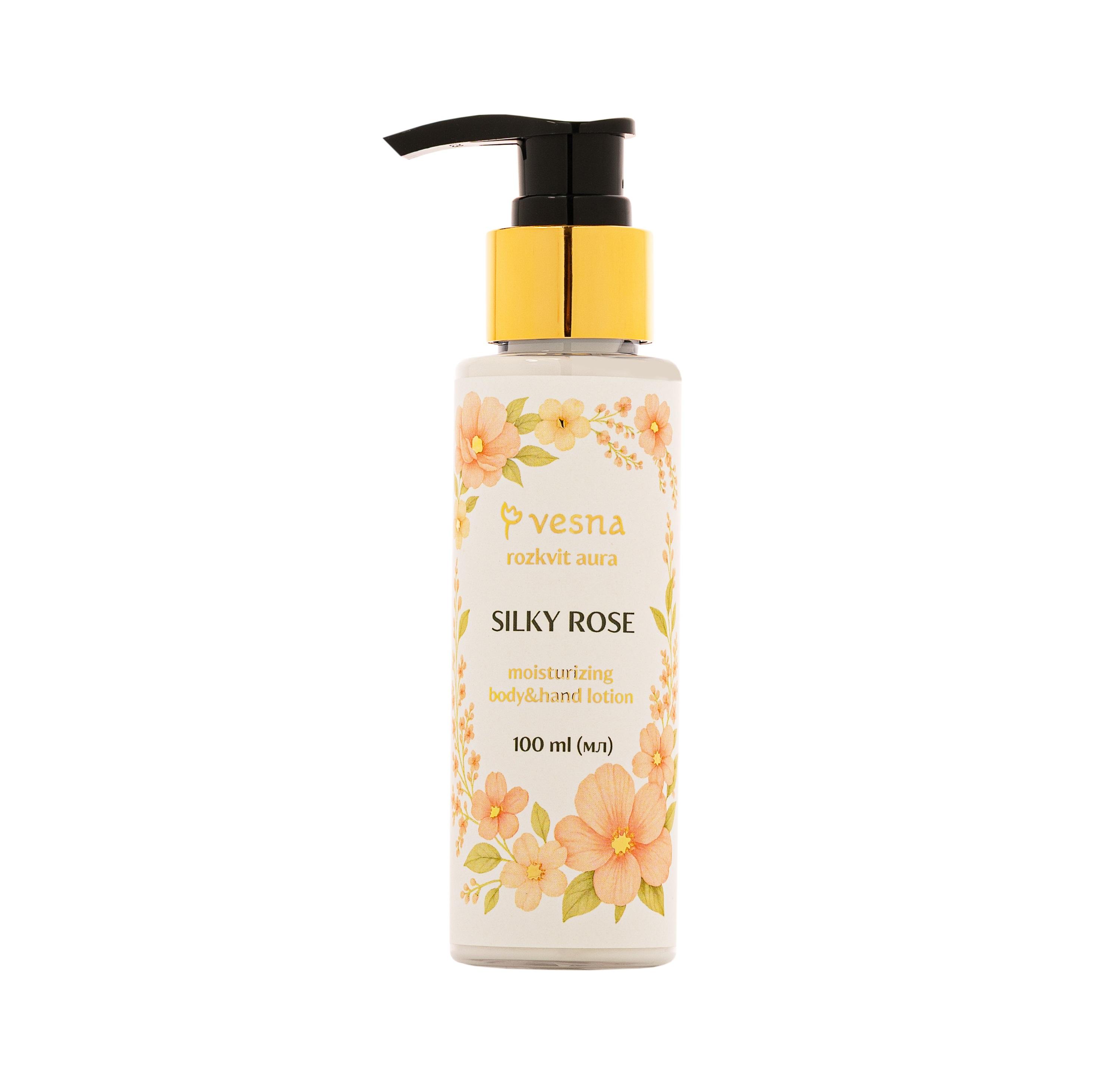 

Зволожуючий лосьйон для тіла та рук Silky Rose Vesna 100 мл